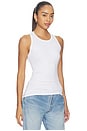 view 2 of 4 Better Than Basic Rib Tank in White