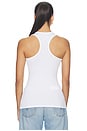 view 3 of 4 Better Than Basic Rib Tank in White