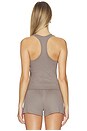 view 3 of 4 Better Than Basic Rib Racerback Top in Truffle