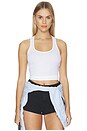 view 1 of 4 Better Than Basic Rib Racerback Top in White