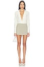 view 6 of 5 Classic Blousey Button Down Bodysuit in Ivory