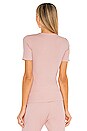 view 3 of 5 x REVOLVE Luxury Rib Tee in Shell