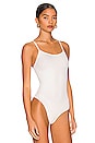 view 3 of 5 Studio Rib Bodysuit in White