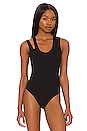 view 2 of 5 Banded Bodysuit in Black
