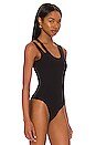 view 3 of 5 Banded Bodysuit in Black