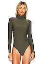 view 2 of 5 Butter Turtleneck Bodysuit in Loden