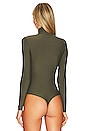 view 4 of 5 Butter Turtleneck Bodysuit in Loden