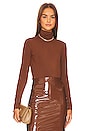 view 1 of 4 Butter Turtleneck in Cinnamon