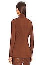 view 3 of 4 Butter Turtleneck in Cinnamon