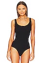 view 2 of 5 Ballet Tank Bodysuit in Black