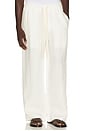 view 1 of 5 PANTALÓN CON TRABILLA WIDE in White