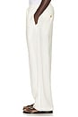 view 2 of 5 PANTALÓN CON TRABILLA WIDE in White
