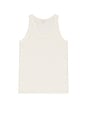 view 4 of 4 Pointelle Knit Tank in Off White