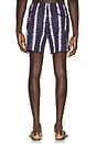 view 2 of 4 Shibori Stripe Classic Swim Short in Navy