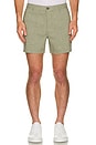 view 4 of 4 Jax Linen Short in Olive