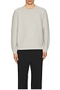view 3 of 3 Links Crew Sweater in Light Heather Grey