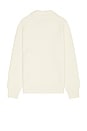 view 2 of 3 Open Collar Rib Sweater in Winter White