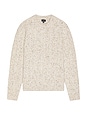 view 1 of 4 Chunky Cable Mock Neck Sweater in Cream Multi
