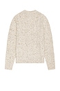 view 2 of 4 Chunky Cable Mock Neck Sweater in Cream Multi