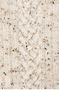 view 3 of 4 Chunky Cable Mock Neck Sweater in Cream Multi