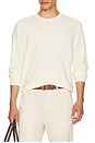 view 3 of 4 Micro Boucle Sweater in Cream