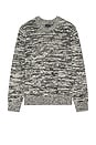 view 1 of 3 Marl Slub Crew Sweater in Beige Multi