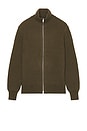 view 1 of 3 Zip Sweater in Olive