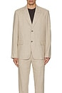 view 3 of 4 Tech Linen Suit Blazer in Light Khaki Mix