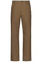 view 1 of 4 Paper Twill Casual Pant in Olive Taupe