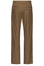 view 2 of 4 Paper Twill Casual Pant in Olive Taupe