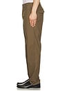 view 4 of 4 Paper Twill Casual Pant in Olive Taupe