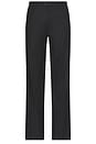 view 1 of 5 PANTALONES DE TRAJE HERRINGBONE LINEN in Jet Black