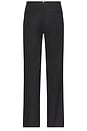 view 2 of 5 PANTALONES DE TRAJE HERRINGBONE LINEN in Jet Black