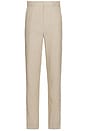 view 3 of 4 Tech Linen Suit Trouser in Light Khaki Mix