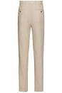 view 4 of 4 Tech Linen Suit Trouser in Light Khaki Mix