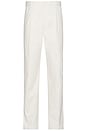 view 3 of 4 Pleated Trouser in Off White