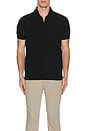view 3 of 3 Tech Johnny Collar Polo in Black