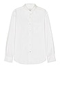 view 1 of 3 Oxford Solid Long Sleeve Shirt in White