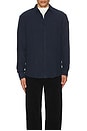 view 4 of 4 Herringbone Texture Shirt in Blue Mix