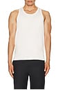 view 3 of 4 Ribbed Tank Top in Blanc De Blanc