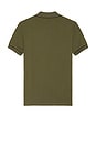 view 2 of 4 Tipped Pique Polo in Olive Night