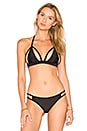 view 1 of 4 Outline Bikini Top in Black