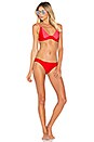 view 4 of 4 HAUT DE MAILLOT DE BAIN LEYNA in Red & Electric Pink