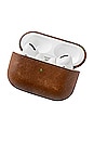 view 1 of 2 Leather Airpod Pro Case in Brown