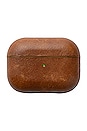 view 2 of 2 Leather Airpod Pro Case in Brown