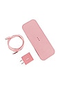 view 3 of 3 Catch:2 Wireless Charging Tray in Dusty Rose