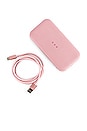 view 3 of 3 Carry:1 Portable Charger in Dusty Rose