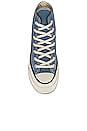 view 4 of 6 SNEAKERS CHUCK 70 RECYCLED in Indigo Oxide, Egret, & Black