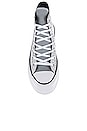 view 4 of 6 SNEAKERS CHUCK TAYLOR ALL STAR GLITTER PLATFORM in Silver, Black, & White