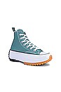view 2 of 6 Run Star Hike Recycled Platform Sneaker in Jade Unity, Black, & White